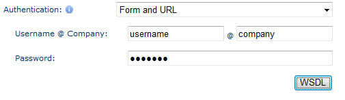 Form URL authentication