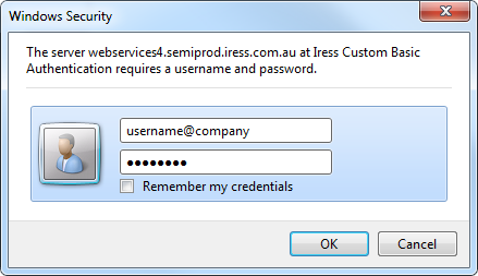 HTTP basic authentication